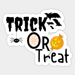 Trick or Treat Sticker